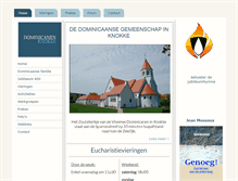 Tablet Screenshot of dominicanenknokke.be